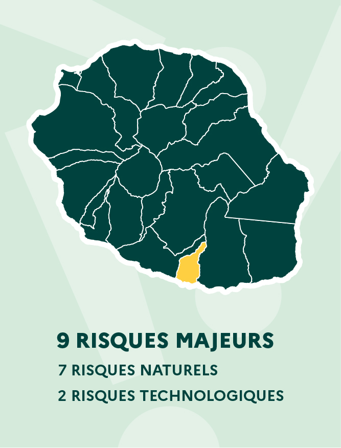 Petite Ile : 9 risques majeurs dont 7 risques naturels et 2 risques technologiques