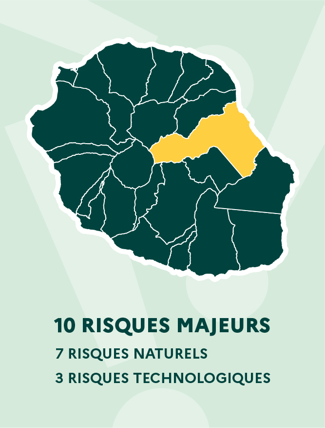 Saint-Benoit : 10 risques majeurs dont 7 risques naturels et 3 risques technologiques
