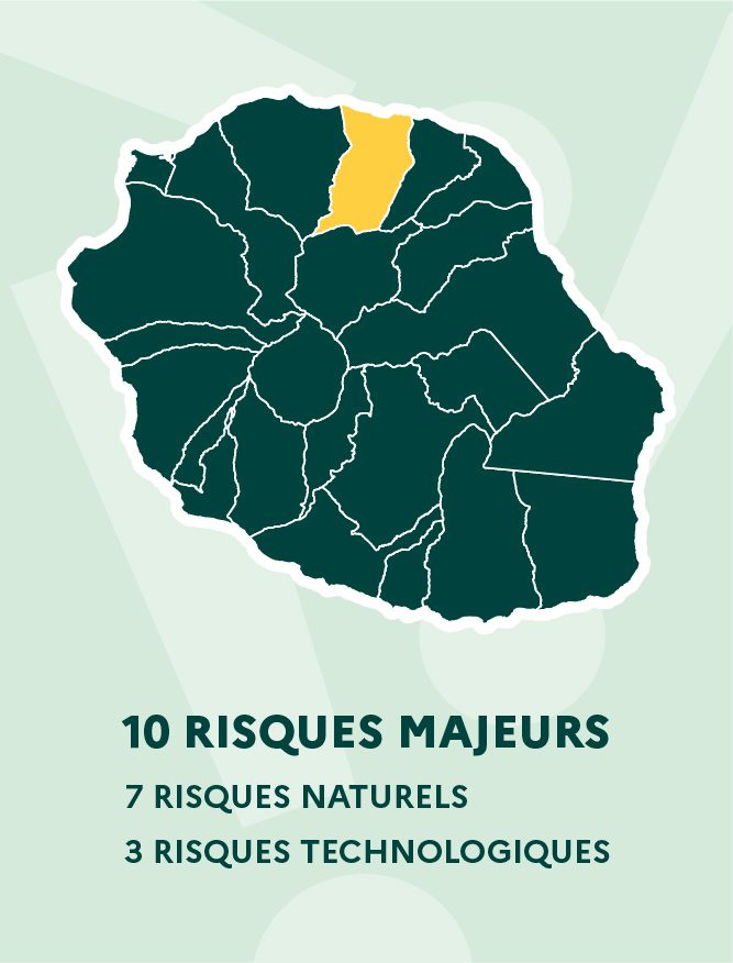 Saint-Marie : 10 risques majeurs dont 7 risques naturels et 3 risques technologiques