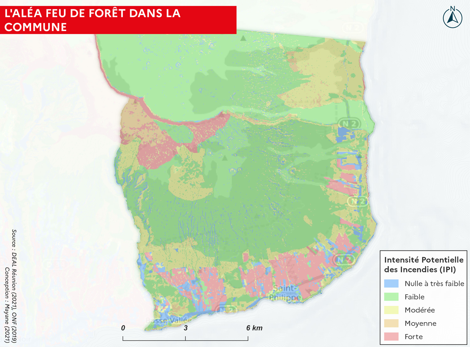 Carte aléa Feux forêts